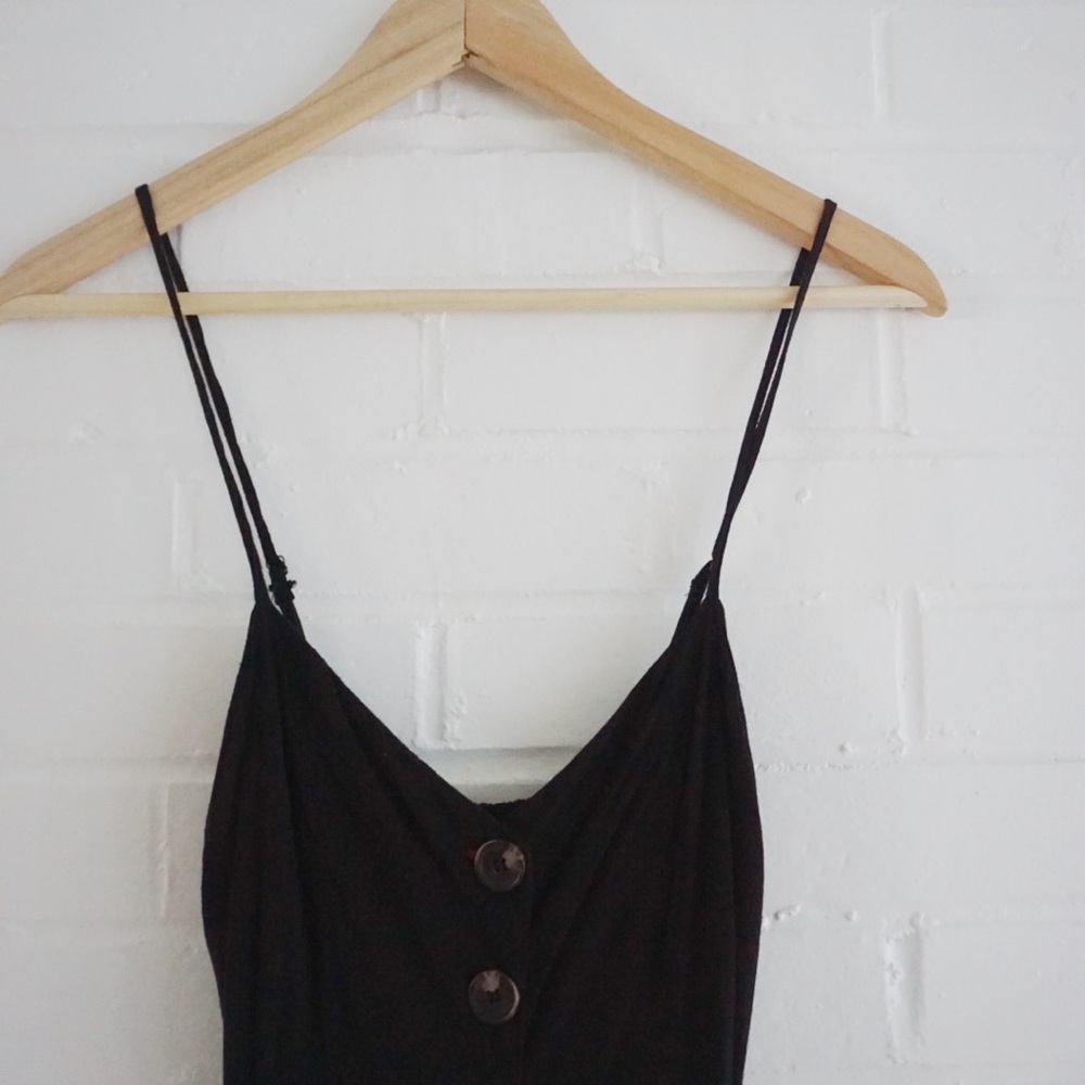 Black Spaghetti Strap Dress